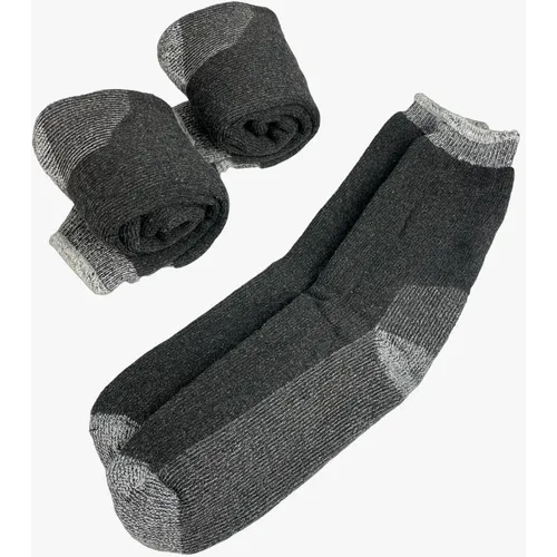 MERINO RAMS Vunene čarape 3/1 sive slika 1