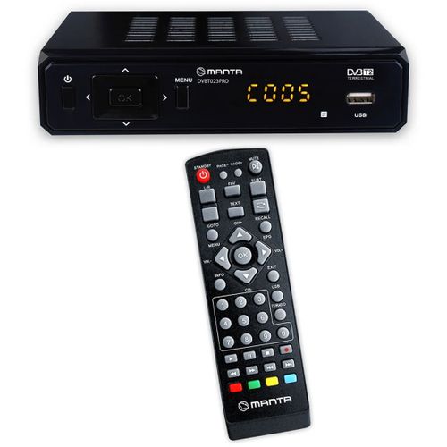 MANTA DVB-T2 prijemnik, H265, HDMI, SCART, Teletext, HR, DVBT023PRO slika 4