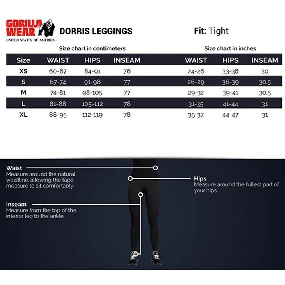 Gorilla Wear DORRIS Helanke, Lila slika 7