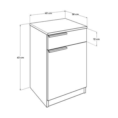 Kmd-711-Sd-1 Sonomo
White Nightstand slika 8