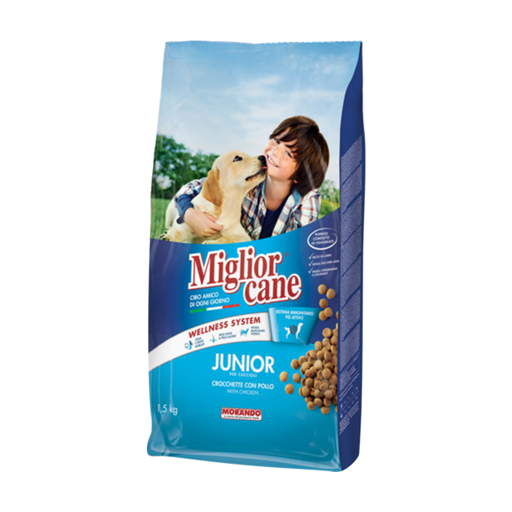 Miglior Cane Hrana Za Pse Kroketi Piletina Junior 1500g slika 1