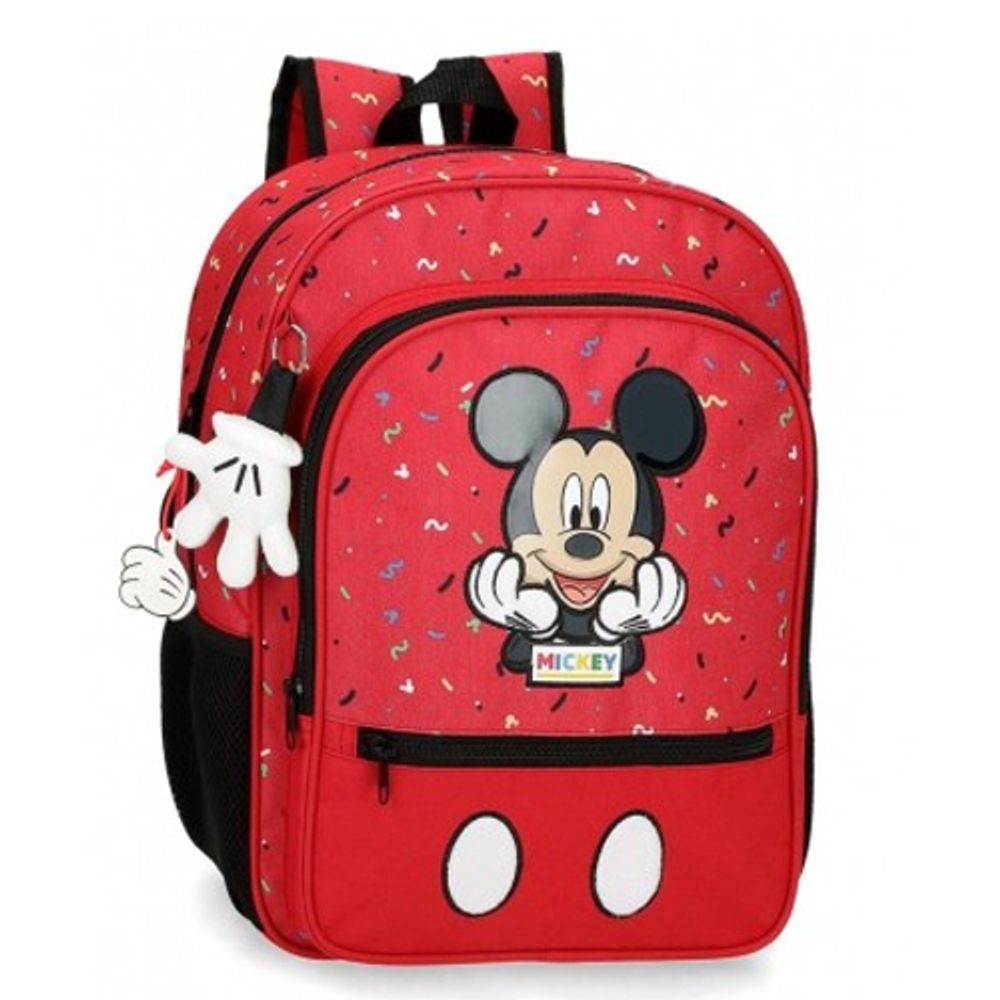 Ranac 38 cm, Mickey Things, crveni, Disney slika 5