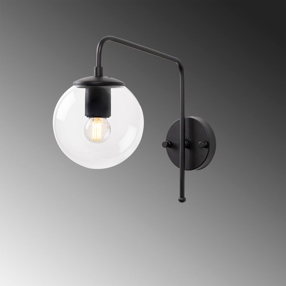 Viran - 10930 Crno-Bijela Zidna Lampa slika 3