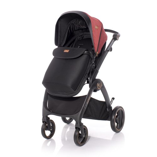 LORELLI ADRIA Kolica Black/Red 2u1 SET: Košara + Putna Torba + Zimska Navlaka (do 15 kg) slika 5