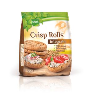 Naturel crisp rolls integralni 250g