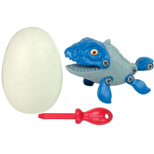 Set dinosaur Mosasaur s jajetom i dodacima plavi slika 5