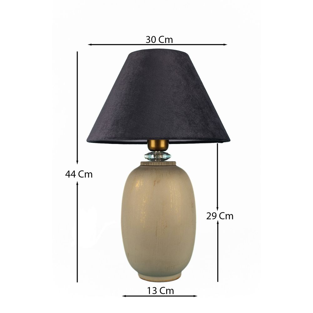 BK024 Siva Stolna Lampa slika 3