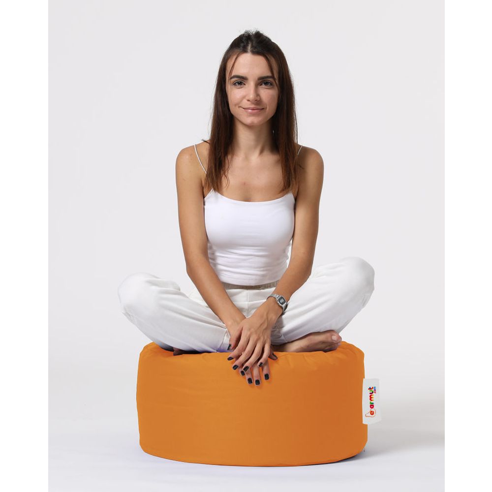 Okružni Pouf - Narančasti Vrt Pouffe slika 5