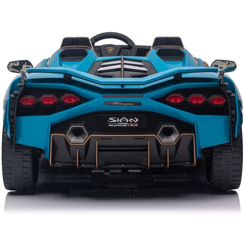 Licencirani auto na akumumulator Lamborghini SIAN 4x100W - dvosjed - plavi slika 2
