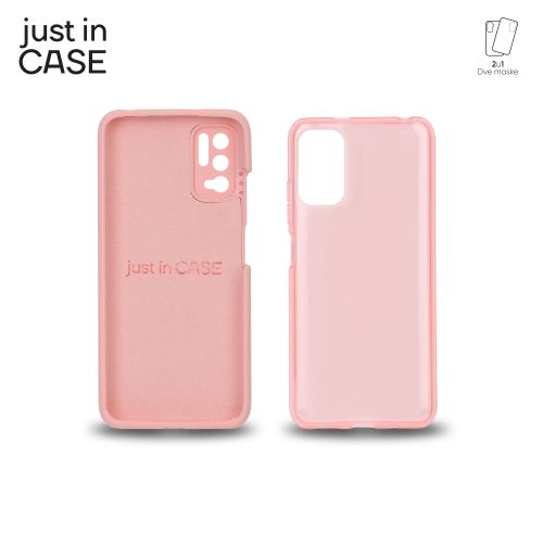 2u1 Extra case MIX paket PINK za Redmi Note 10 5G slika 3