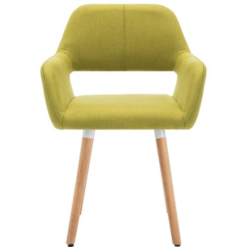 Blagovaonske stolice od tkanine 6 kom zelene slika 27