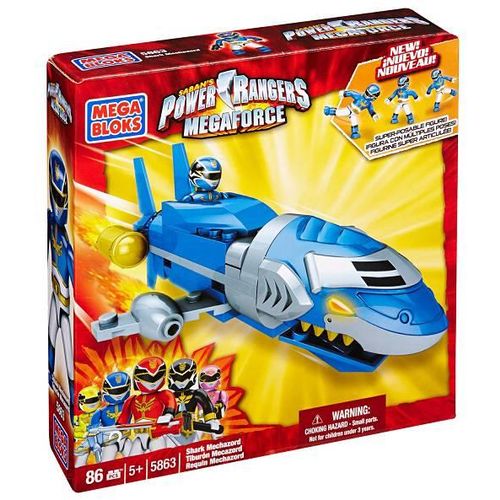 Kocke Mega Bloks Power Rangers Megaforc - morski pas slika 1