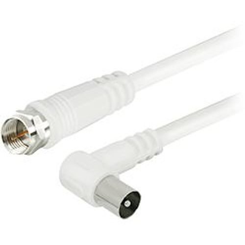 Transmedia TV-SAT Kabel F-plug straight - IEC-plug angled 1,5 m slika 1