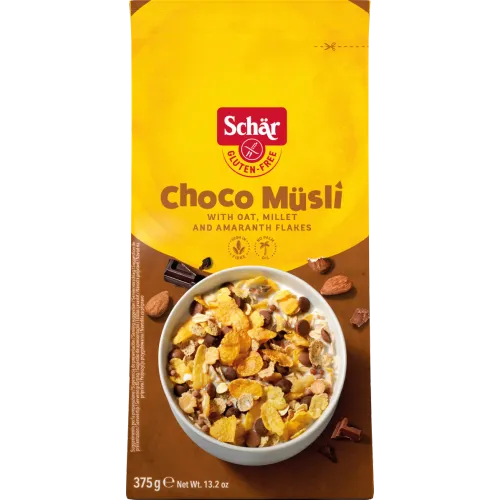 Dr. Schar bezglutenske čokoladne žitarice choco muesli 375g slika 1