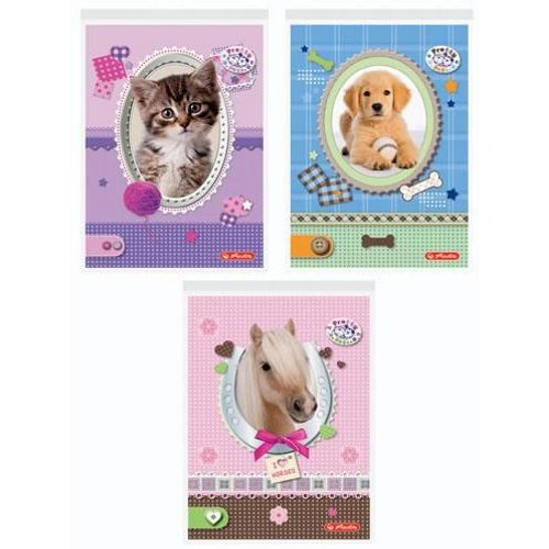 Blok A6 46 listova Pretty Pets Herlitz slika 2