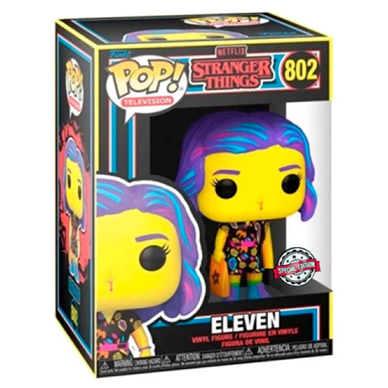 FUNKO POP figura Stranger Things Eleven u Mall Outfit Black Light Exclusive image