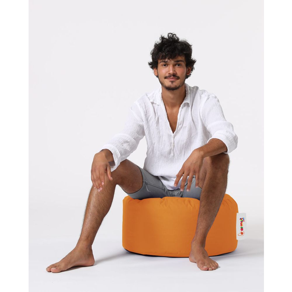 Okružni Pouf - Narančasti Vrt Pouffe slika 4