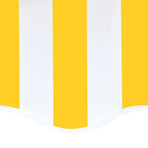 Zamjenska tkanina za tendu žuto-bijela 4 x 3,5 m slika 5