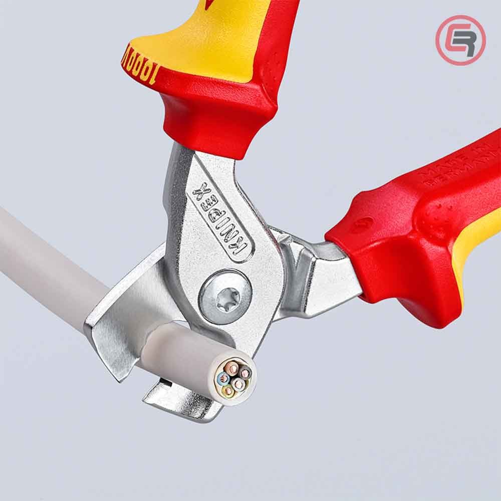 Knipex Škare Makaze 160mm Za Kablove StepCut fi 15mm / 50mm2 1000V – 95 16 160 slika 5