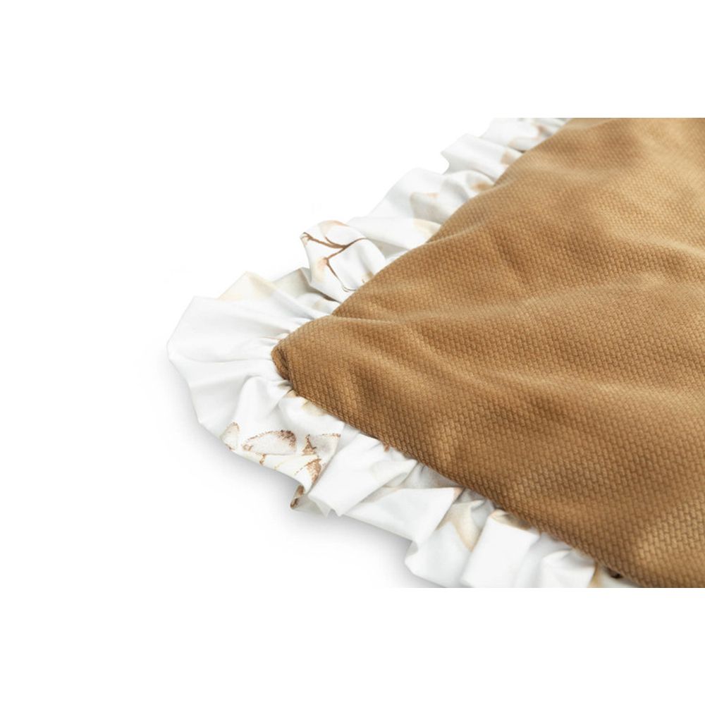 Baršunasta kolica s volanom dream beige slika 3