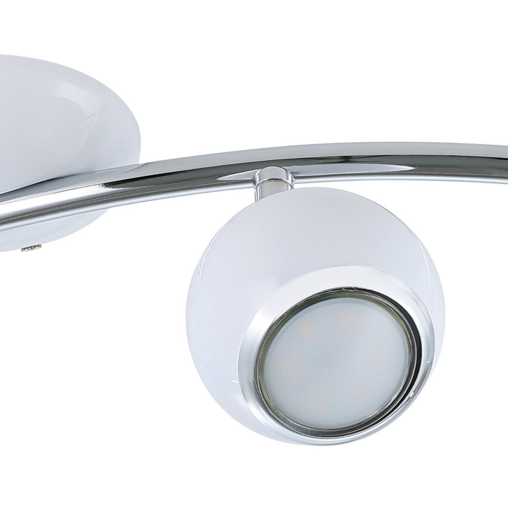 Eglo Bimeda reflektor/4, led, gu10, 4x3w, 4x240lm, bijela/krom  slika 5