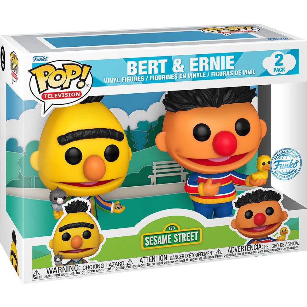 Ekskluzivni Blister s 2 POP figure: Bert i Bernie iz Ulice Sezam slika 4