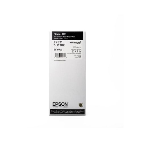 Tinta Epson T7821 SL-D700 black 200ml C13T782100/C13T78210N slika 1