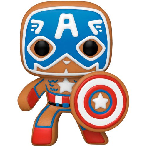 POP figure Marvel Holiday Captain America slika 3