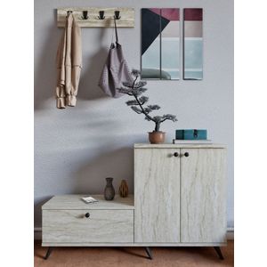 Evva - Travertine Travertine Hall Stand