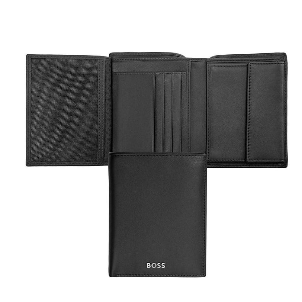 Hugo Boss Novčanik sa vertikalnim preklopom Classic Smooth HLO403A, crni slika 5