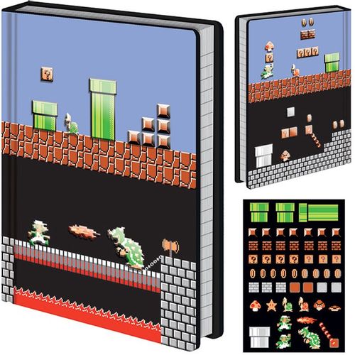 Super Mario Bros (Level Builder) Magnetic Notebook slika 1