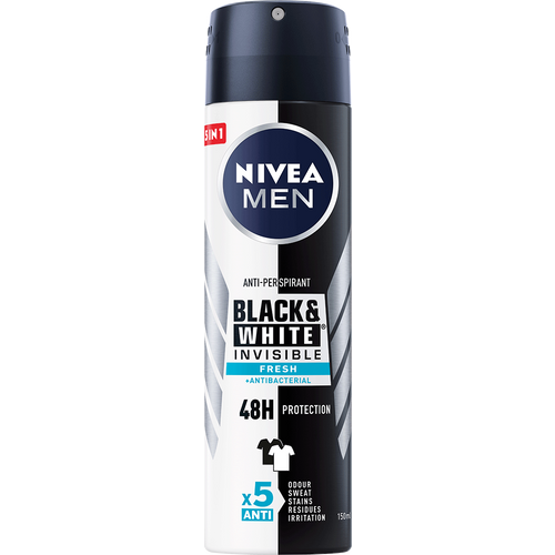 NIVEA Men Black&White Fresh dezodorans u spreju 150ml slika 1