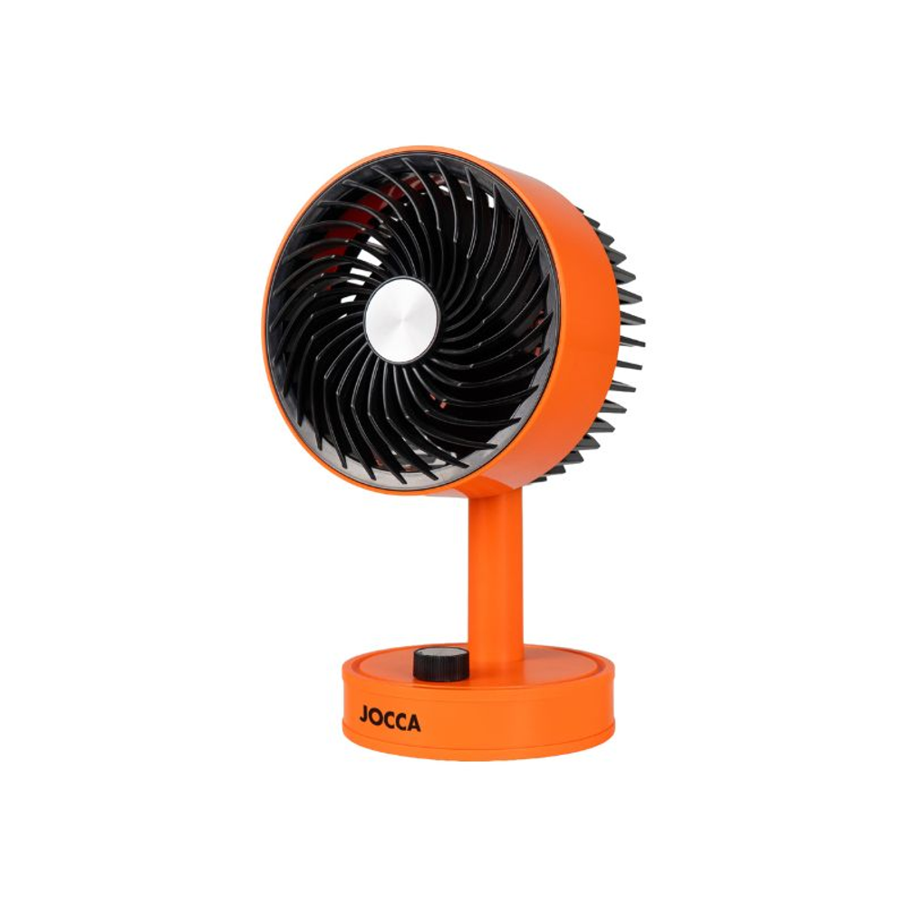 JOCCA Prenosni punjivi stolni ventilator Orange slika 1