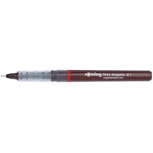 Rotring Tikky graphic fineliner  0,1 crni slika 1