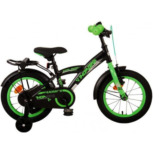 Volare dječji bicikl Thombike 14" crno-zeleni slika 1