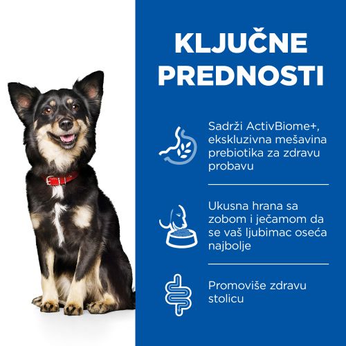 Hill's Science Plan PERFECT DIGESTION Small & Mini Adult 1+ Hrana za Pse sa Piletinom i Smeđim pirinčem, 1,5 kg slika 4