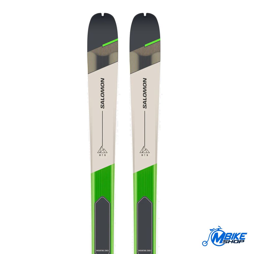 Salomon Skije T MTN 86 PRO Pastel Neon Green/Rainy Day/Black 164cm + Skinovi MTN 86 Black/White slika 2