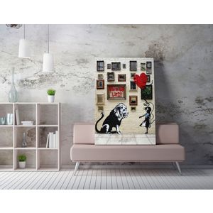 WY119 (50 x 70) Multicolor Decorative Canvas Painting