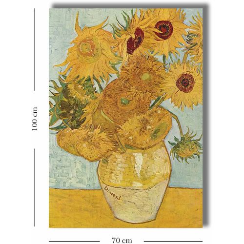 70100VANGOGH003 Multicolor Decorative Canvas Painting slika 3