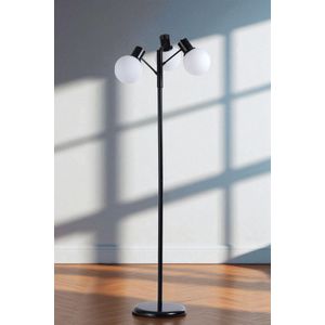 Opviq Podna lampa 241, bijela, crna