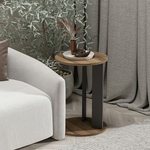 Hanah Home Ema - Walnut, Anthracite Walnut
Anthracite Side Table slika 4