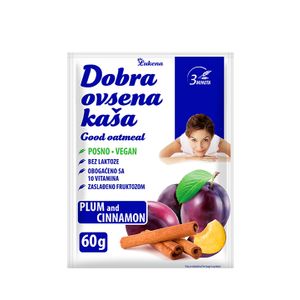 Dobra ovsena kaša Šljiva cimet 60g