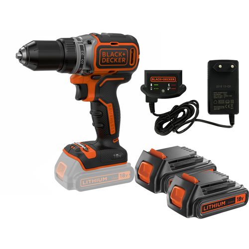 Black&Decker SET BL186N, Aku bušilica BL186N+ 2 X BATERIJA + PUNJAČ  slika 1