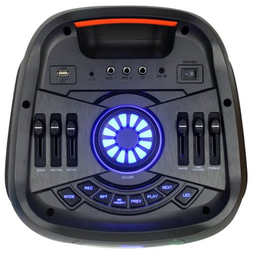 MANTA karaoke, 120W, FM, BT, disco ef, baterija, daljin, bež. mikrof SPK5310PRO slika 2