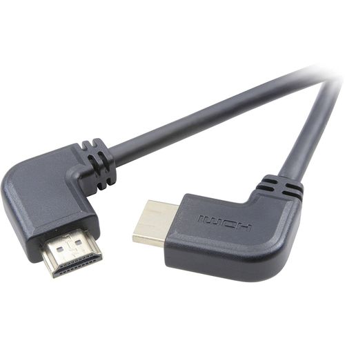 SpeaKa Professional HDMI priključni kabel HDMI A utikač, HDMI A utikač 1.50 m crna SP-1301384 audio povratni kanal (arc), pozlaćeni kontakti, Ultra HD (4K) HDMI HDMI kabel slika 2