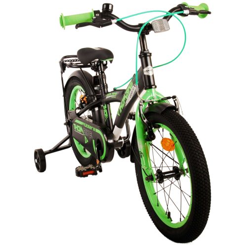 Dječji bicikl Volare Thombike 16" s dvije ručne kočnice crno-zeleni slika 10