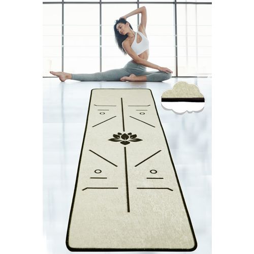Yoga Prostirka za jogu, Bikram - White slika 1