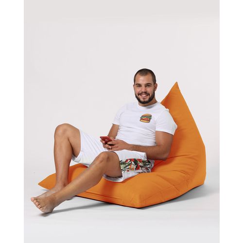 Atelier Del Sofa Vreća za sjedenje, Pyramid Big Bed Pouf - Orange slika 14