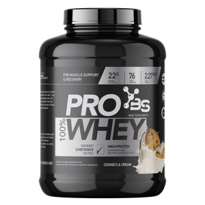 100% PRO WHEY 2.27KG BASIC SUPPLEMENTS -  Cookie's &amp; Cream