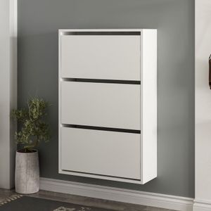 Lupa 3 - White White Shoe Cabinet